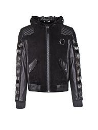 PHILIPP PLEIN | Lederjacke | schwarz