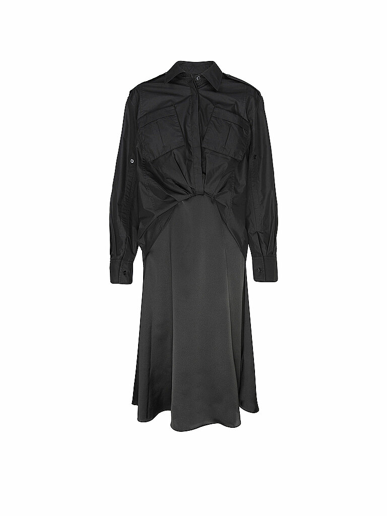 Midikleid schwarz L damen