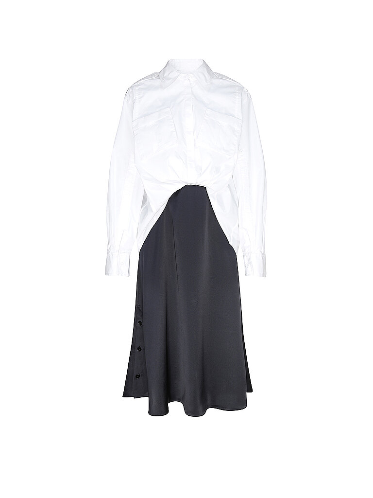 Midikleid weiss S damen