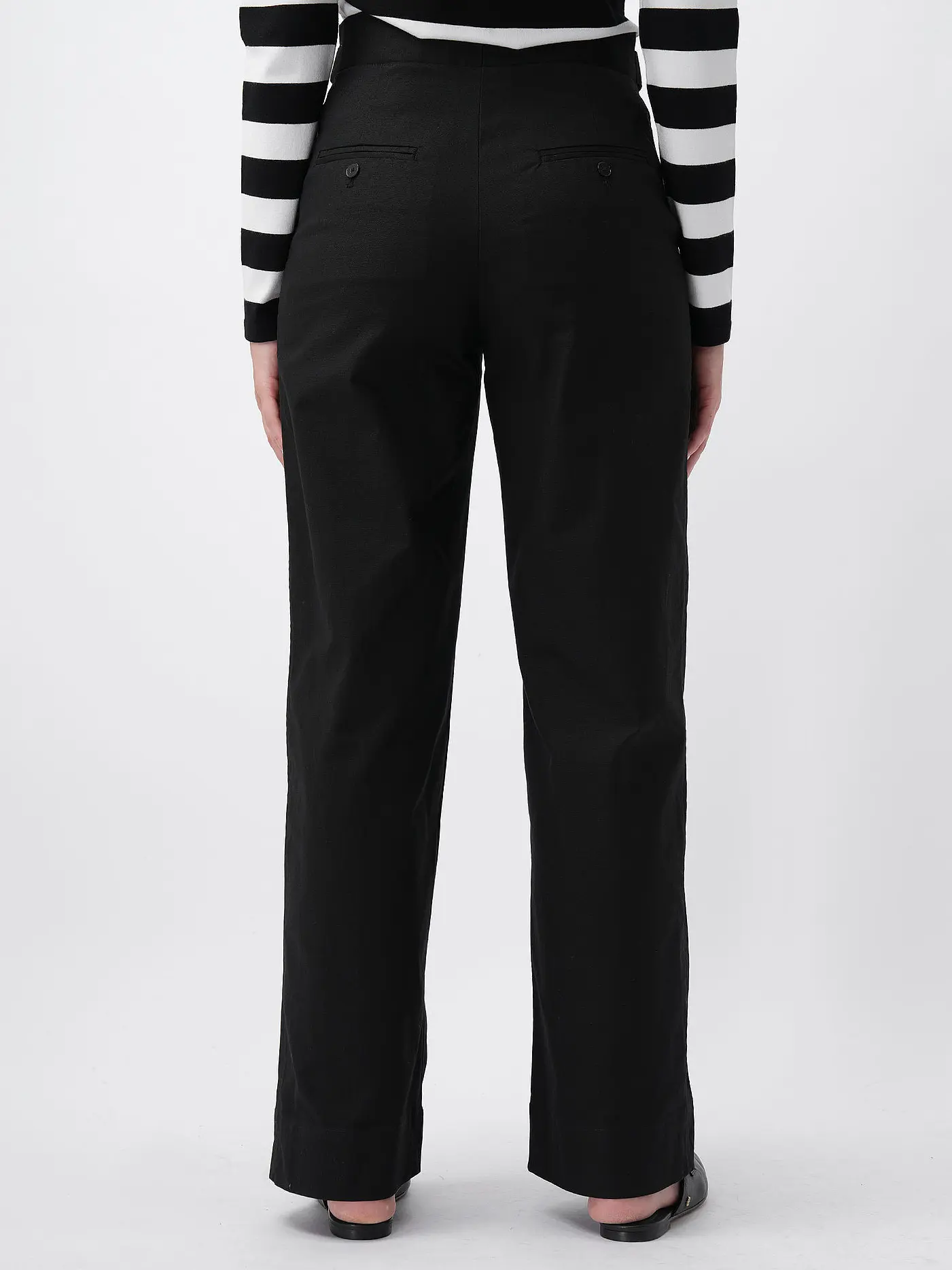 PHILLIP LIM | Hose Wide Leg  | schwarz