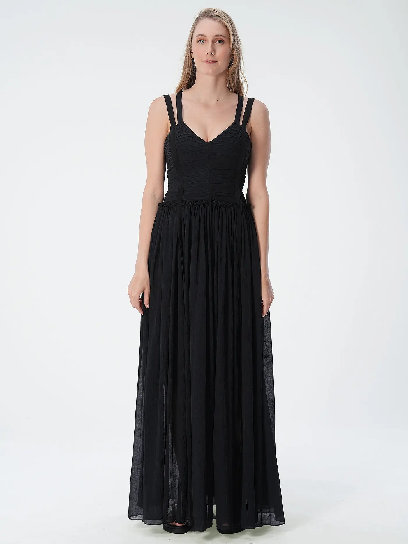 PHILLIP LIM | Maxikleid | schwarz