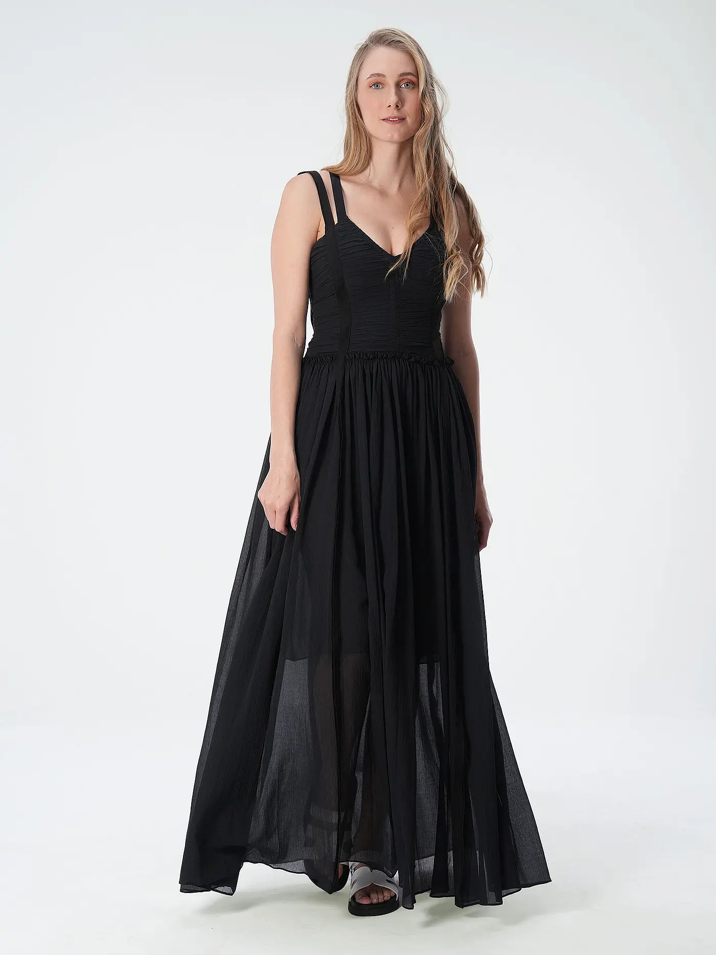 PHILLIP LIM | Maxikleid | schwarz