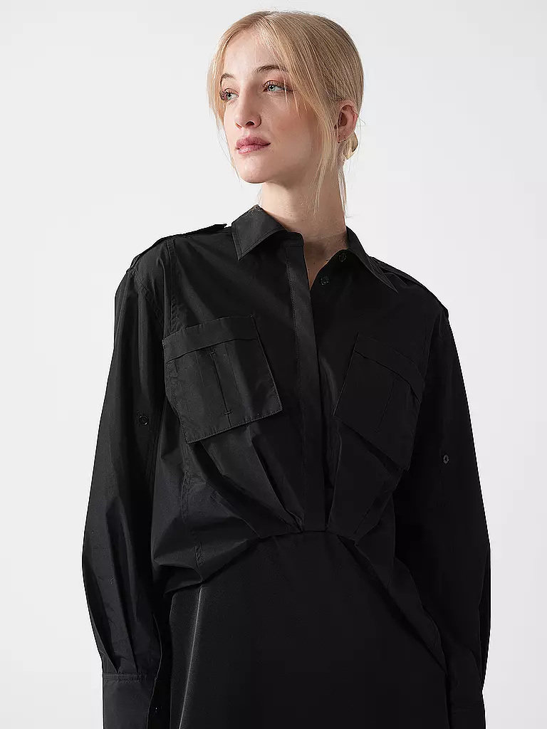 PHILLIP LIM | Midikleid  | schwarz