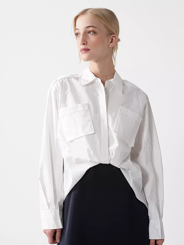 PHILLIP LIM | Midikleid  | weiss