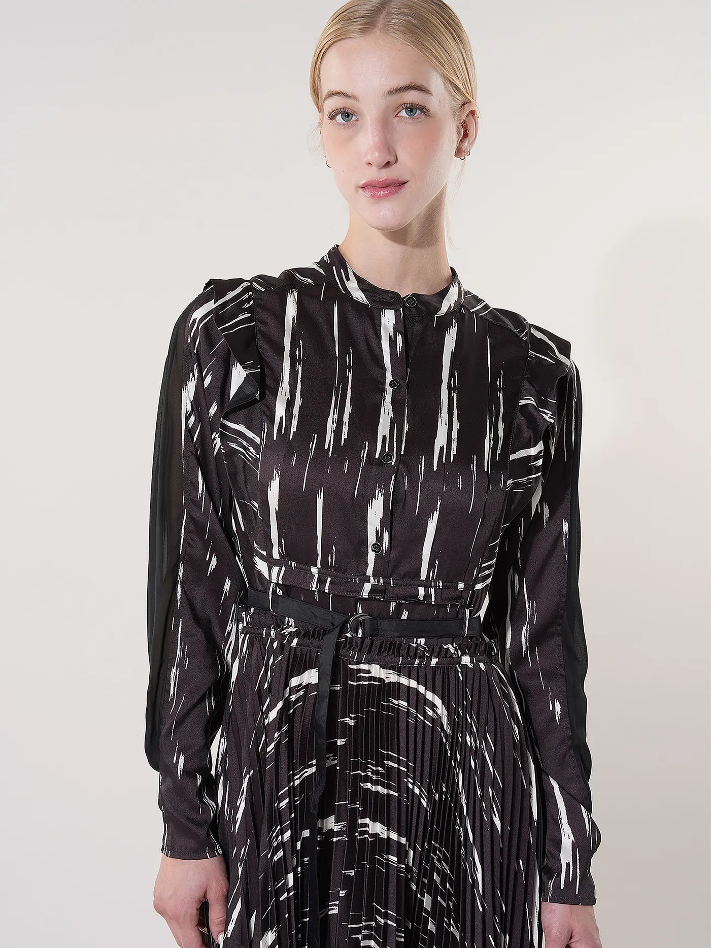 PHILLIP LIM | Midikleid | braun