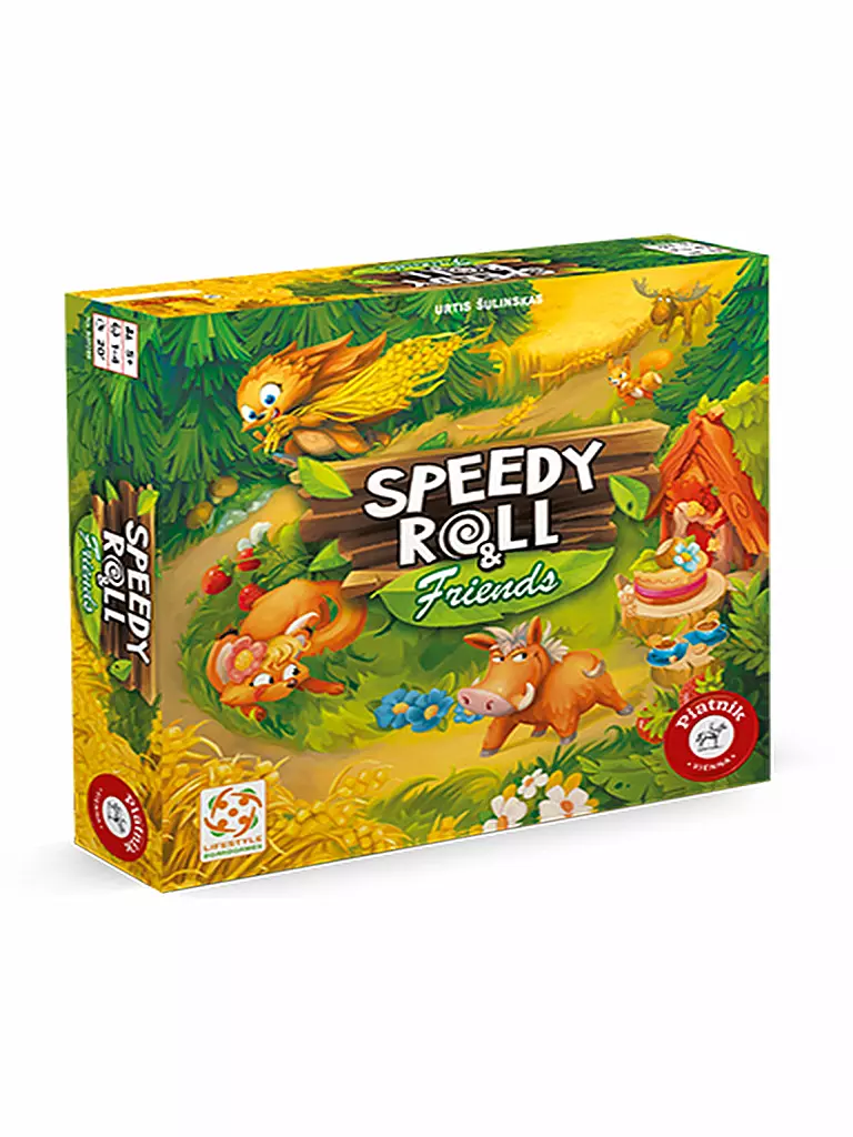 PIATNIK | Brettspiel - Speedy Roll & Friends | keine Farbe