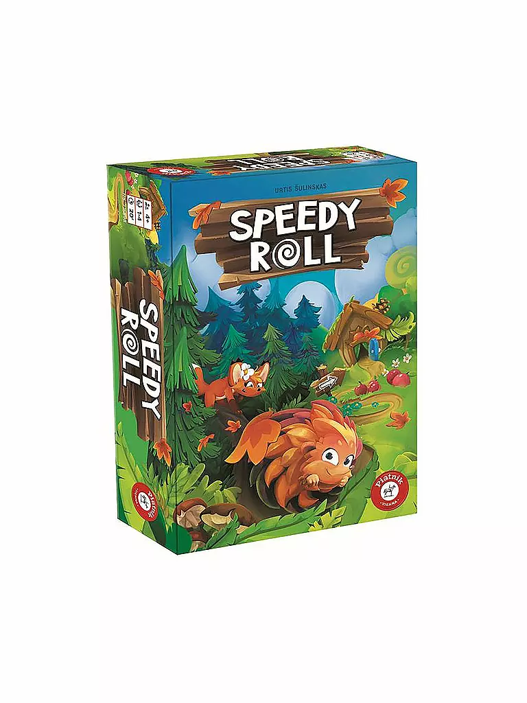 PIATNIK | Brettspiel - Speedy Roll | blau