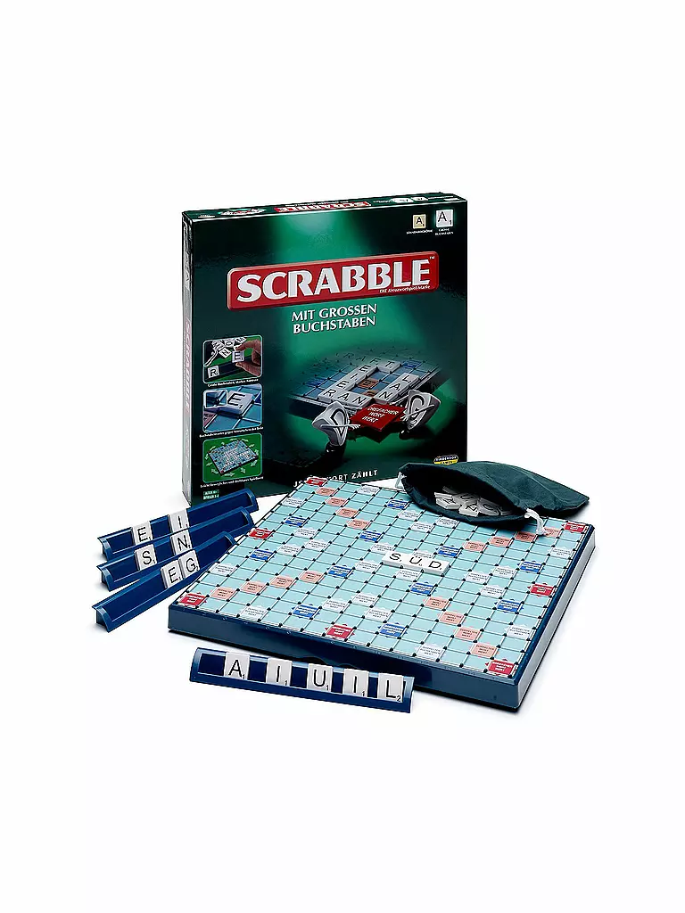 PIATNIK | Scrabble mit großen Buchstaben  | keine Farbe