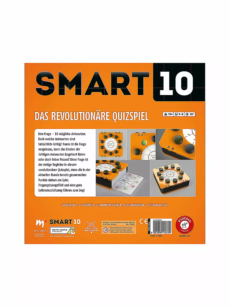 PIATNIK | Smart 10 Zusatzfragen 2.0 | keine Farbe