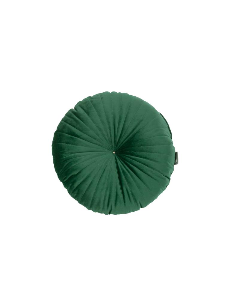 PICHLER | Samt Kissen rund 40cm Grasgrün | grün