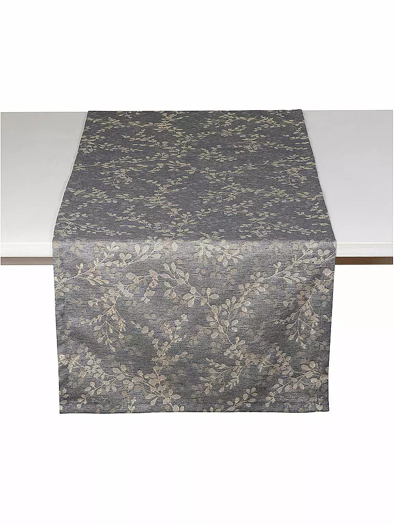 PICHLER | Tischläufer 50x150cm Fenise Graphit | grau
