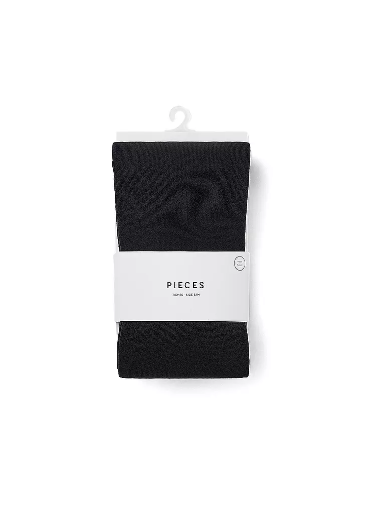 PIECES | Fleece Strumpfhose  PCKAYA  black | schwarz