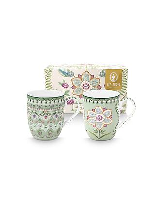 PIP STUDIO | Henkelbecher 2er Set Small LILY & LOTUS 145ml Light Green 