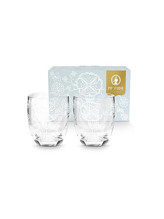 PIP STUDIO | Wasserglas 2er Set 280ml Flower White