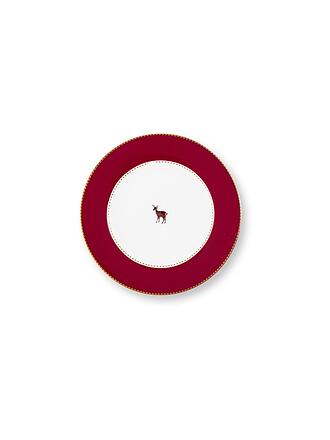 PIP STUDIO | Dessertteller 17cm LOVE BIRDS Dark Red