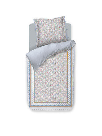 PIP STUDIO | Perkal Bettwäsche KAIRI BLOOM 70x90cm/140x200cm Light Blue