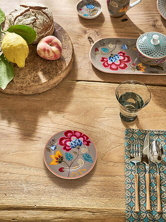 PIP STUDIO | Dessertteller 17cm BLOOMING TALES Fantasy Khaki