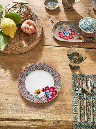 PIP STUDIO | Frühstücksteller gross 23cm BLOOMING TALES Khaki