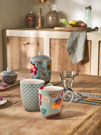 PIP STUDIO | Henkelbecher 2er Set  350ml Large BLOOMING TALES Fantasy Blue