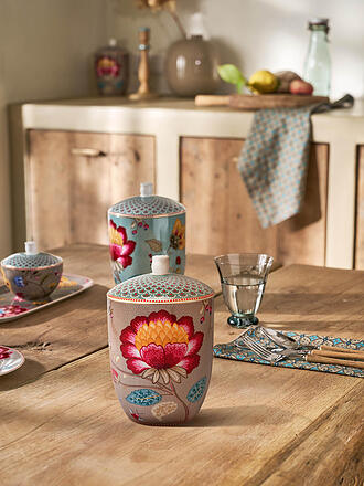 PIP STUDIO | Dose mit Deckel 1500ml BLOOMING TALES Fantasy Khaki