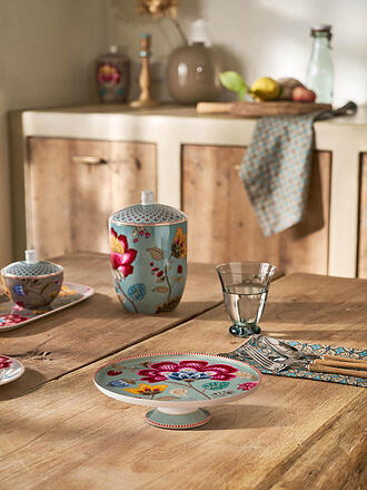 PIP STUDIO | Mini Tortenplatte 21cm BLOOMING TALES Fantasy Blue