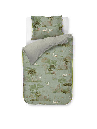 PIP STUDIO | Perkal Bettwäsche DARJEELING DAYS 70x90cm/140x200cm Gruen