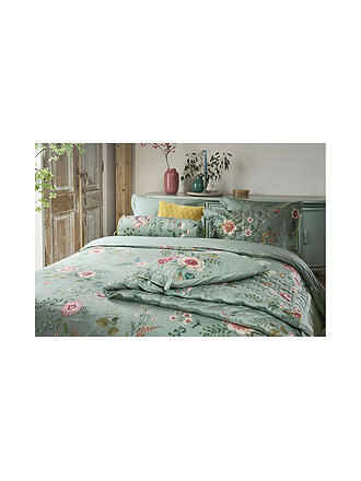 PIP STUDIO | Perkal Bettwäsche EVERBLOMM 70x90cm/140x200cm Gruen