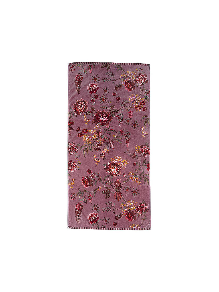 PIP STUDIO Duschtuch 70x140cm SECRET GARDEN Mauve beere