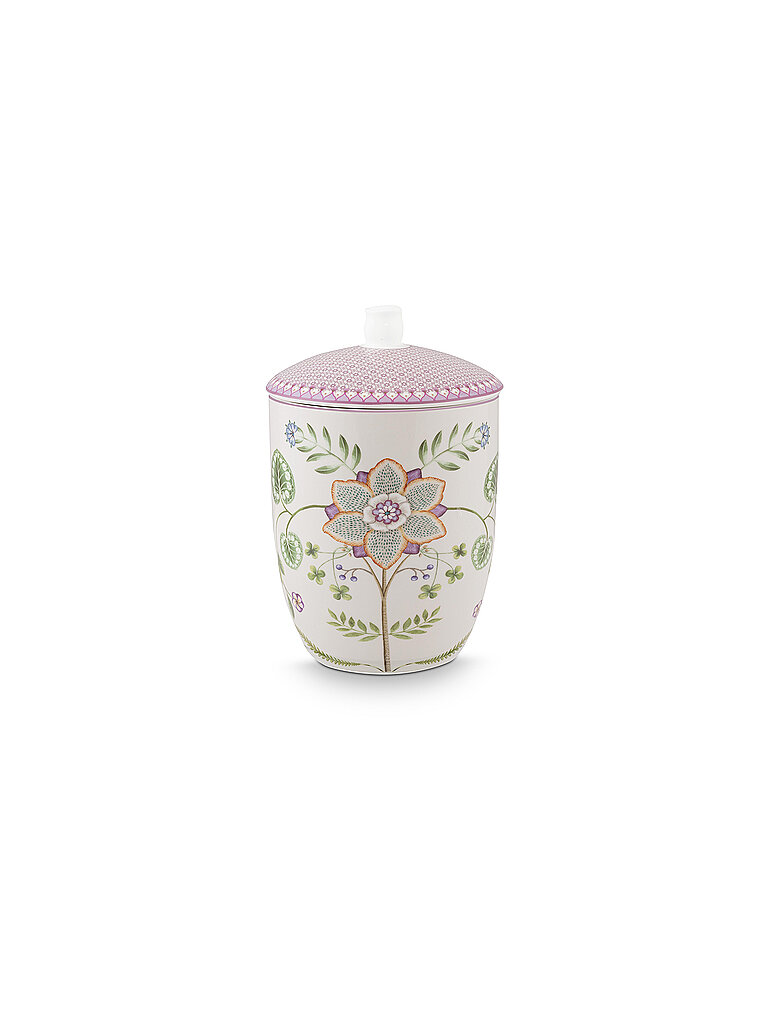 Dose mit Deckel LILY & LOTUS 1,5l Off White lila baby
