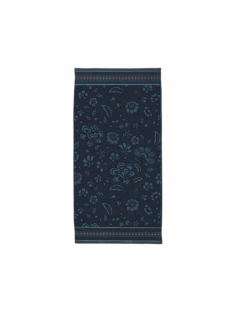 PIP STUDIO Duschtuch  JASMIN JACQUARD 70x140cm Dark Blue dunkelblau