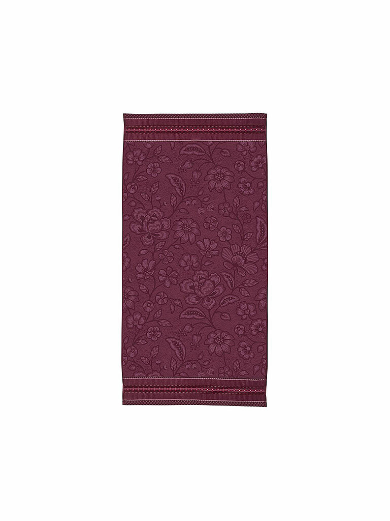 PIP STUDIO Duschtuch  JASMIN JACQUARD 70x140cm Dark Pink beere