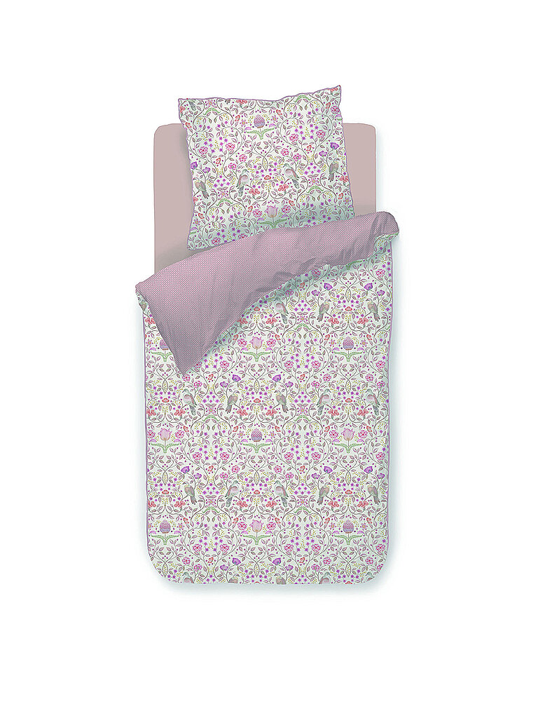PIP STUDIO Perkal Bettwäsche GARDEN OF DOVE 70x90cm/140x200cm Off White creme