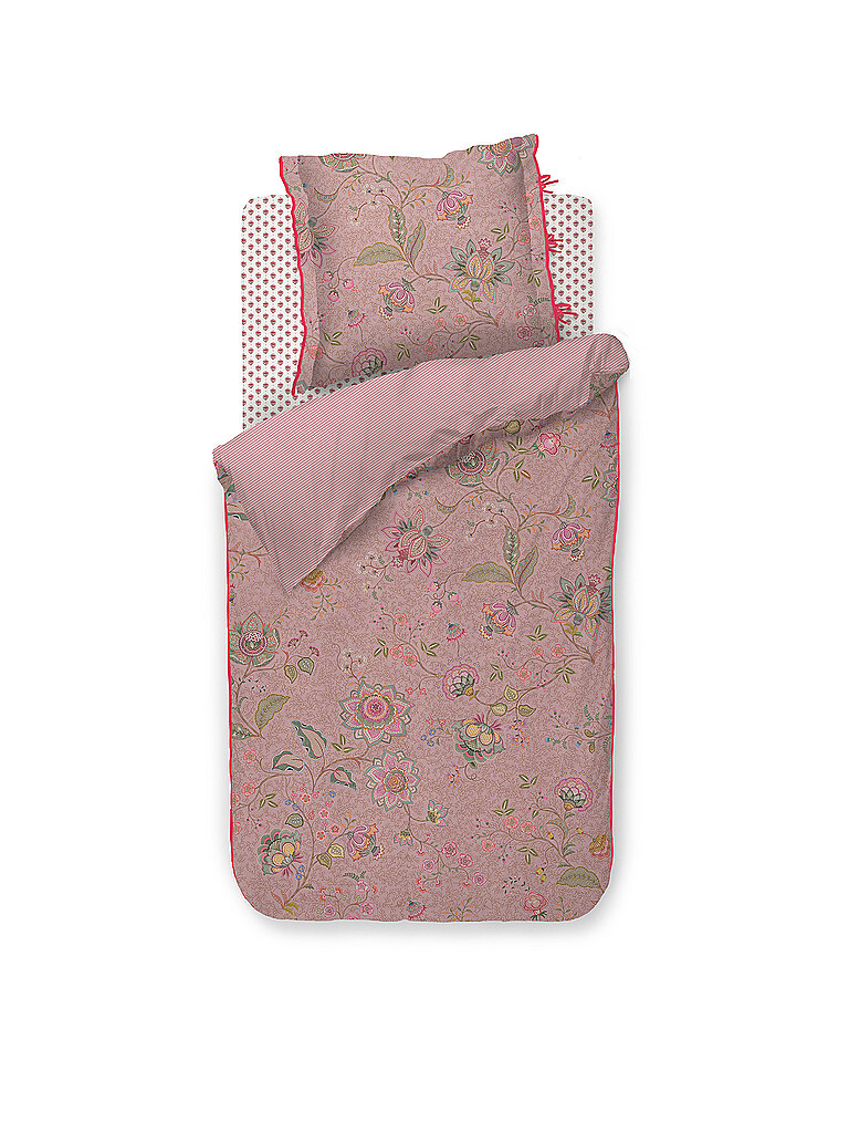 PIP STUDIO Perkal Bettwäsche MUMBAI MORNING 70x90cm/140x200cm Pink beere