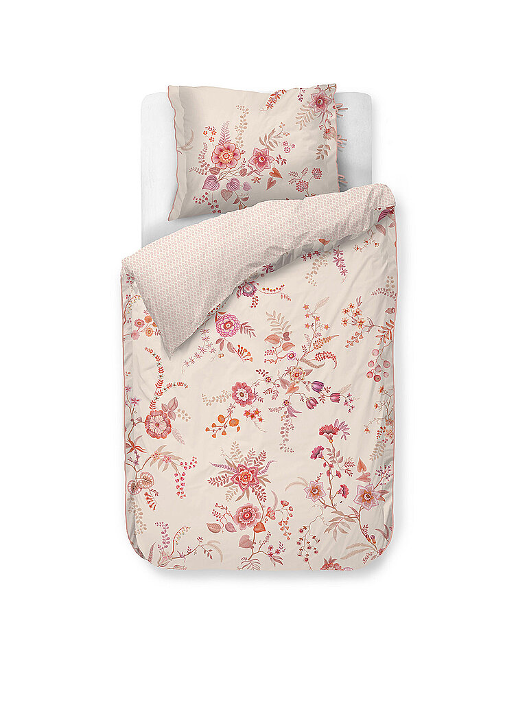 PIP STUDIO Perkal Bettwäsche EVERBLOMM 70x90cm/140x200cm Hellrosa rosa