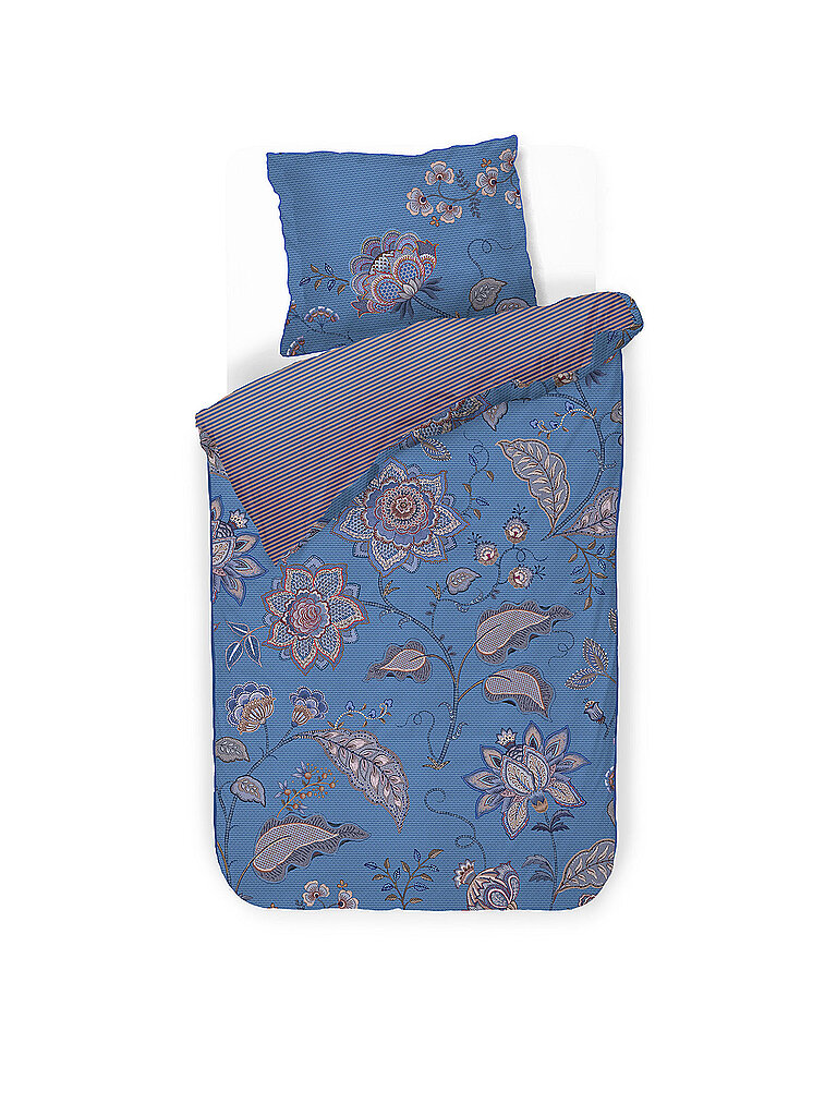 PIP STUDIO Perkal Bettwäsche MUMBAI NIGHT 70x90cm/140x200cm Blau blau