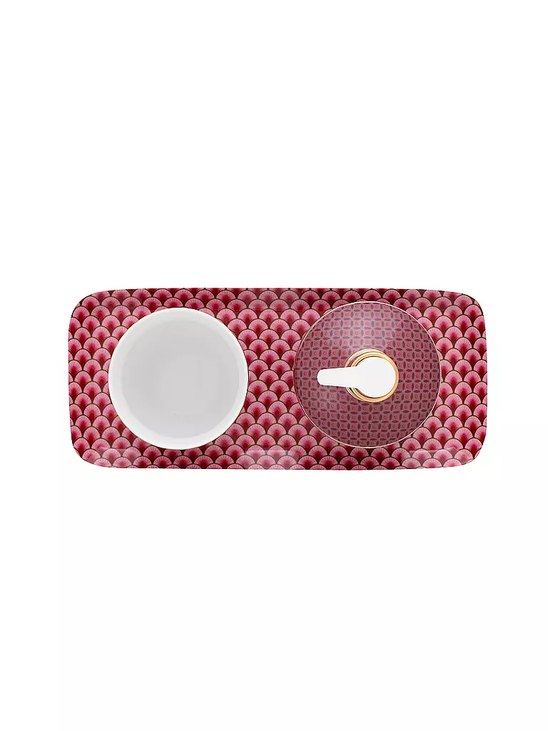 PIP STUDIO | Badaccessoires Set 3tlg Kyoto Festival Dark Pink | beere