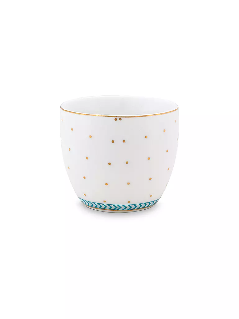 PIP STUDIO | Eierbecher 4,5cm  Jolie Dots Gold | weiss