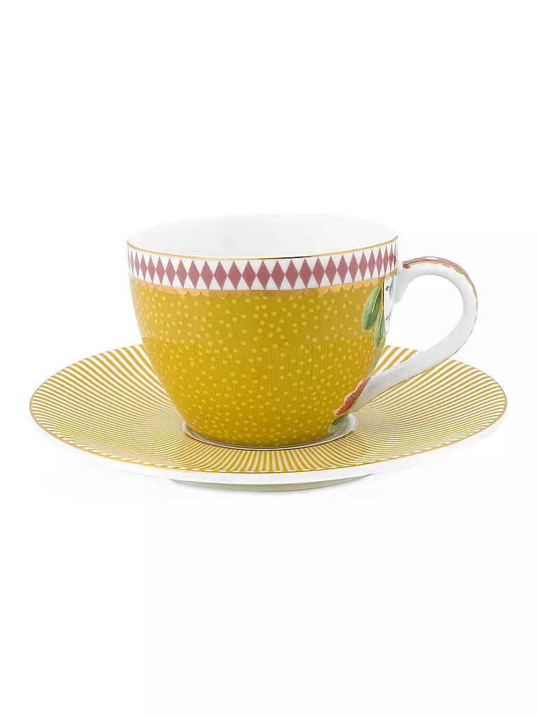 PIP STUDIO | Espressotasse mit Untertasse LA MAJORELLE 120ml Gelb | gelb