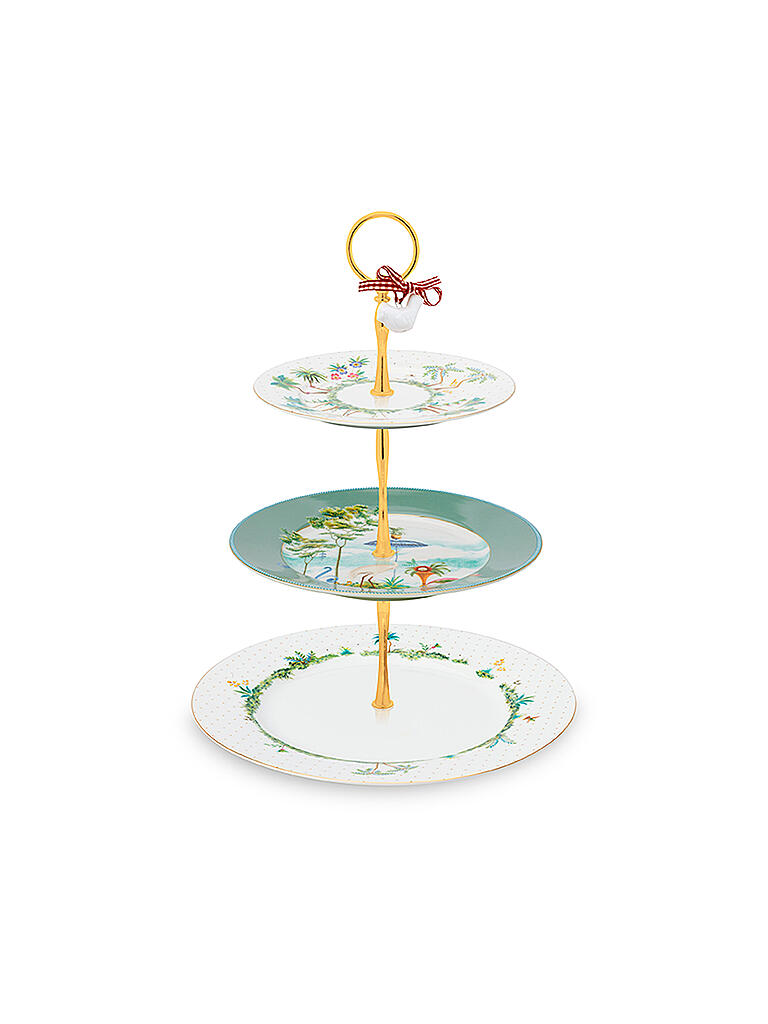 PIP STUDIO | Etagere Cake Stand 3er  Jolie Blue | türkis