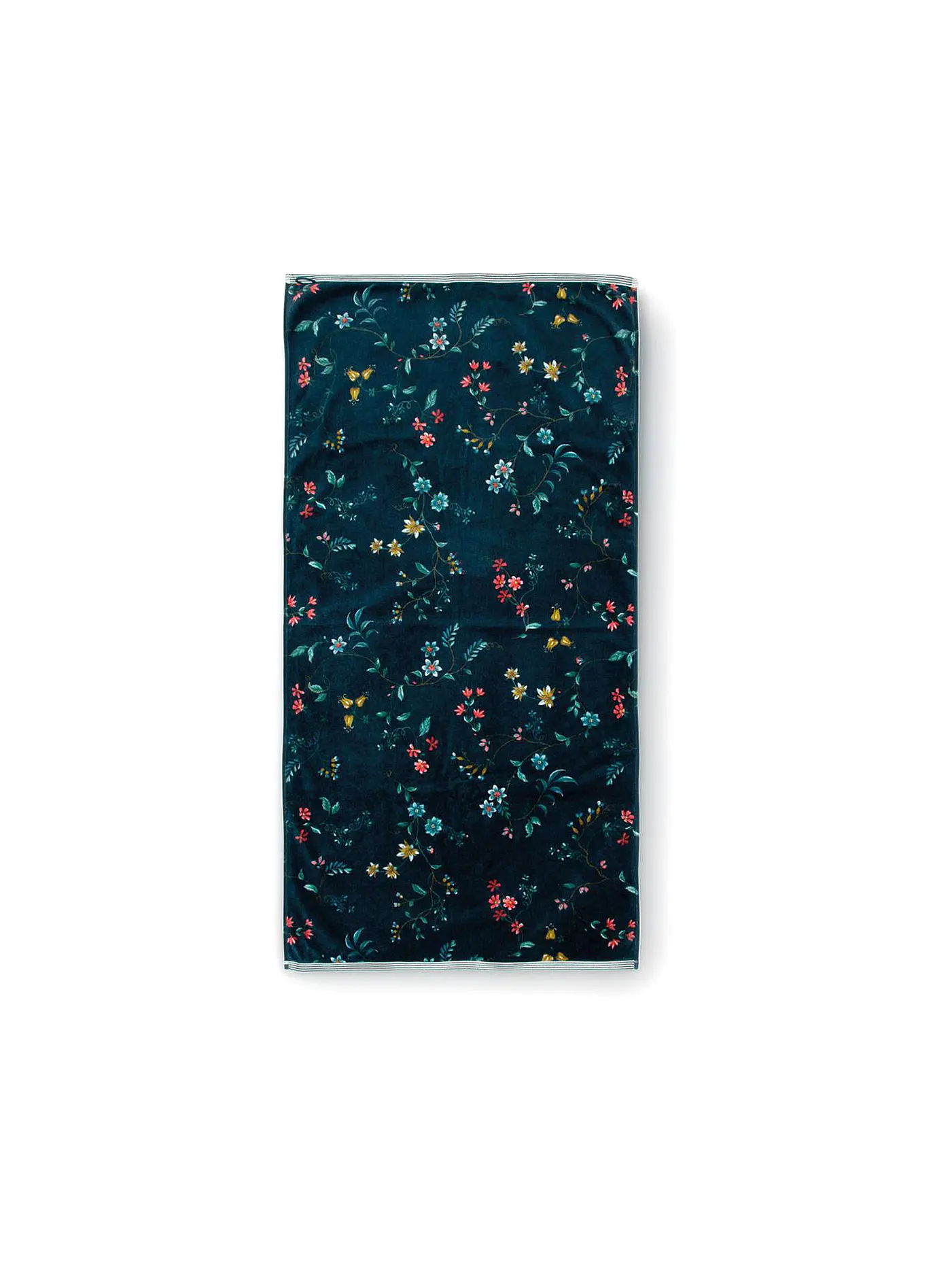 PIP STUDIO | Gästetuch LES FLEURS 30x50cm D- Blau  | dunkelblau