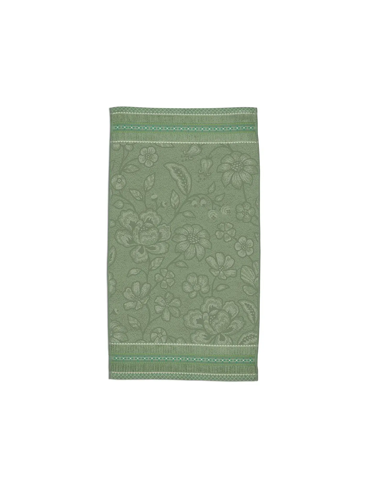 PIP STUDIO | Handtuch  JASMIN JACQUARD 55x100cm Sand | grün