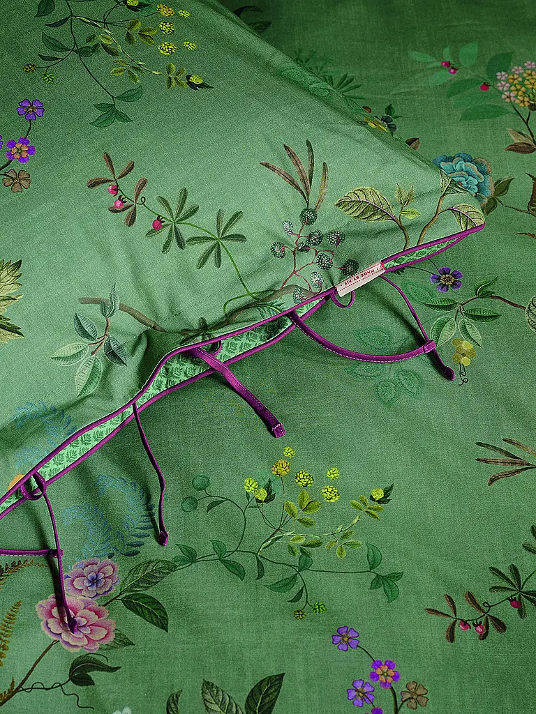 PIP STUDIO | Kissen gefüllt BUSTANI 35x60cm Green | dunkelgrün