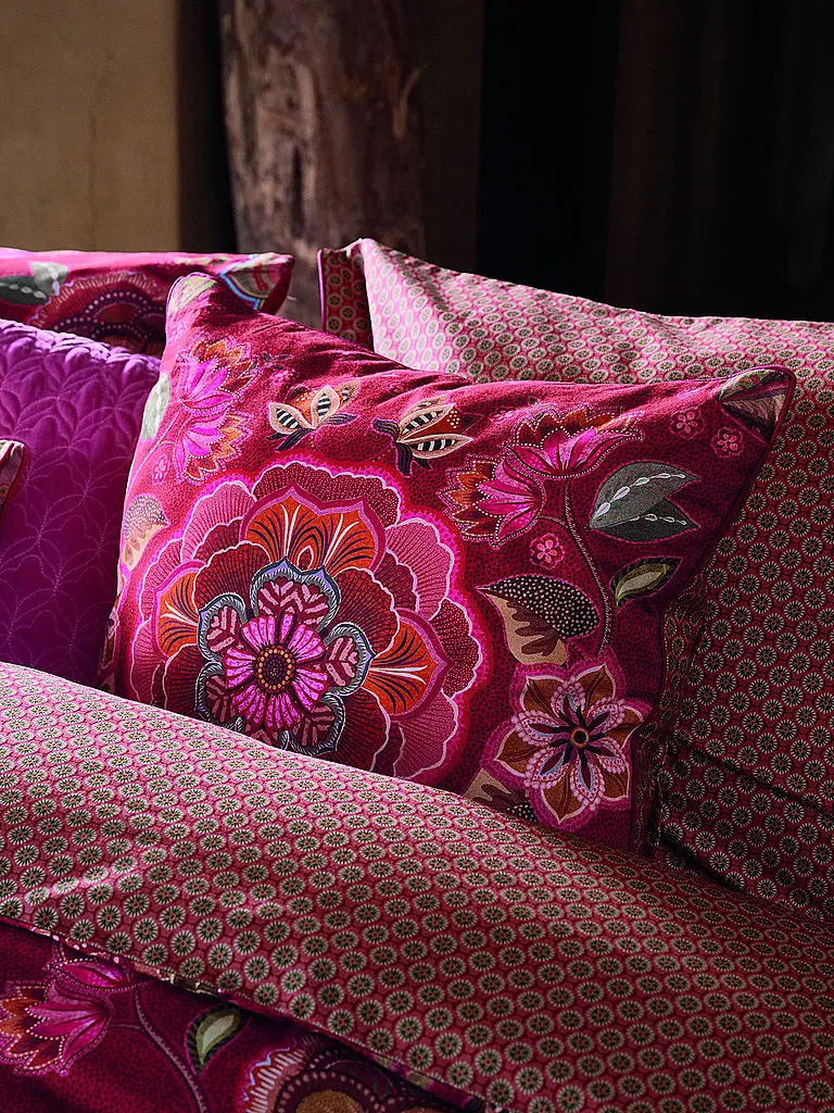 PIP STUDIO | Kissen gefüllt MATATA 53x53cm Red | dunkelrot