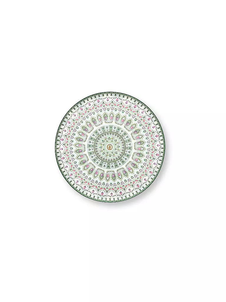 PIP STUDIO | Mini Tortenplatte  LILY & LOTUS 21cm Moon Delight | hellgrün