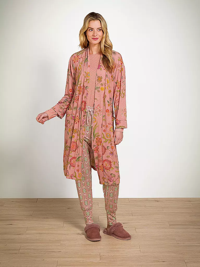 PIP STUDIO | Morgenmantel Kimono  NISHA COCO FLOWER | rosa
