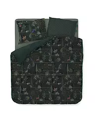 PIP STUDIO | Perkal Bettwäsche ALBERI 2x 70x90cm/200x200cm Dark Green | dunkelgrün