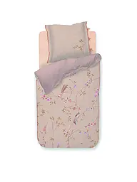 PIP STUDIO | Perkal Bettwäsche BAMBOO BLOSSOM 70x90cm/140x200cm Khaki | camel