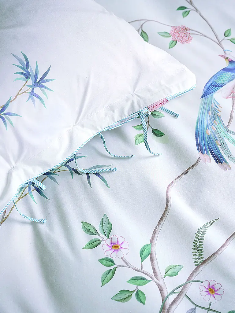 PIP STUDIO | Perkal Bettwäsche BAMBOO BLOSSOM 70x90cm/140x200cm White | weiss
