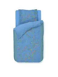 PIP STUDIO | Perkal Bettwäsche BUSTANI 70x90cm/140x200cm White | hellblau