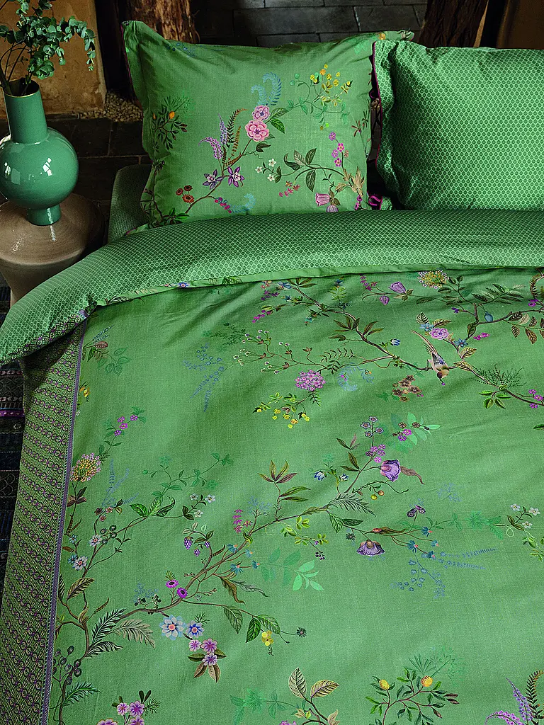 PIP STUDIO | Perkal Bettwäsche BUSTANI 70x90cm/140x200cm Green | 